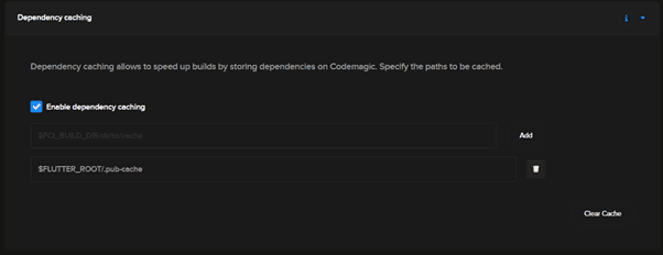 Dependency Caching