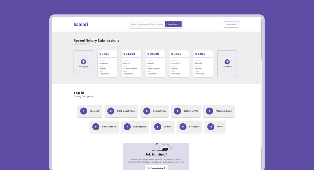 Saalari: View latest salary trends across Africa