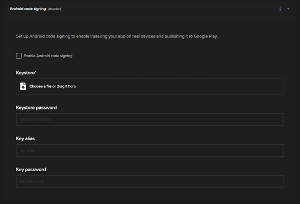 Android Code Signing